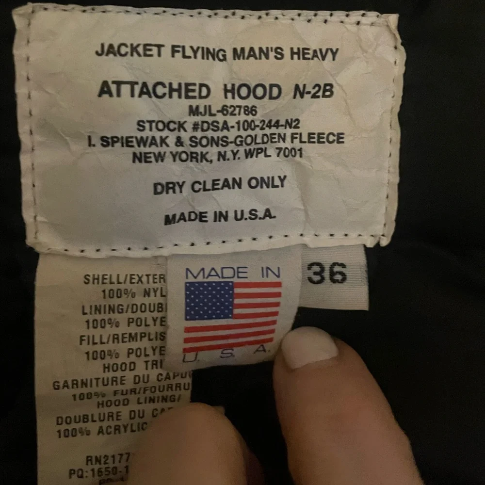 Vintage Spiewak quilt lined hooded winter with fur trim - Picture 6 of 6